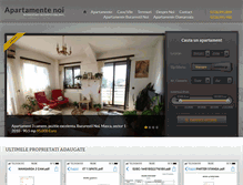 Tablet Screenshot of apartamentebucurestiinoi.ro